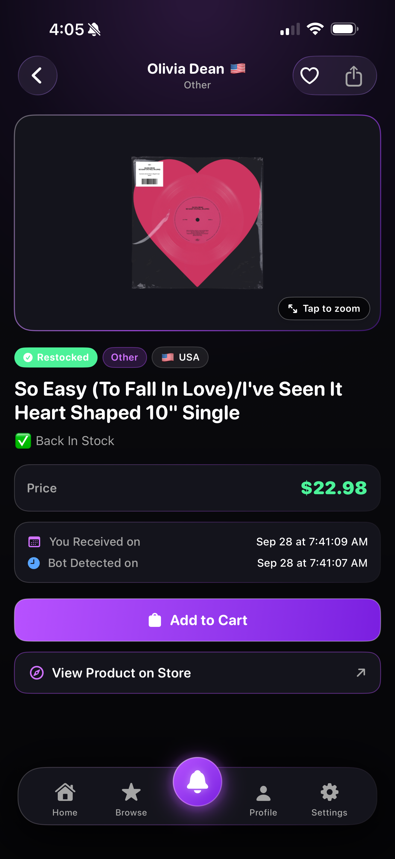 MerchPatrol Instant Cart Screenshot